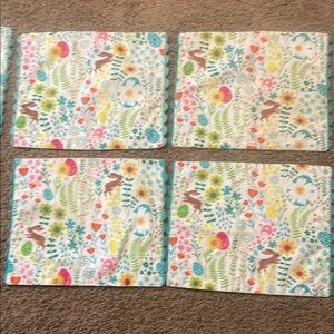 Target Pink and Yellow Floral Table Linens Easter placemats 2sets of 4 available
